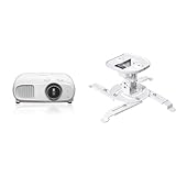 Epson EH-TW7000 4K Pro-UHD 3LCD-Beamer & Amazon Basics - Neigbare Projektor-Halterung für die...