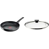 Tefal G26006 Ultimate On Bratpfanne | 28 cm & Glasdeckel 28 cm, Edelstahlfassung,...