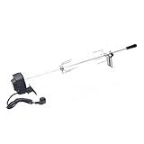 fennnds Universal Grillspieß, Drehspiess mit Motor, Edelstahl Kebab Maker, 100 cm Rotisserie...