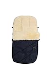 Kaiser Lammfell Fußsack PAAT Marine blau Lammfell Medizin 6542022