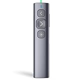 Norwii N95 Bluetooth Präsentation Clicker mit USB-C, USB-A-Empfänger, wiederaufladbare PowerPoint...