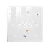 HpLive Für Tuya Smart WLAN Heizthermostat Programmierbar mit Digitalanzeige und Sprachsteuerung,...