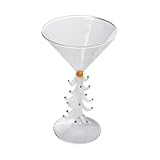 Cocktailglas mit Weihnachtsbaum-Motiv, kreatives Martinis-Trinkgeschirr für Festivals, für...