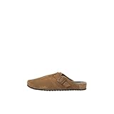 JACK&JONES Herren JFWLOUIS Suede Mule Clogs, Cognac, 44 EU