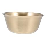 SOLUSTRE Buddhistische Kupferschale Wasseropfer Schale Traditionell Handgefertigt Tempelschale...