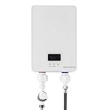 PUDLOR Mini 6000W Klein Elektrospeicher Warmwasserspeicher Durchlauferhitzer Warmwasserspeicher...