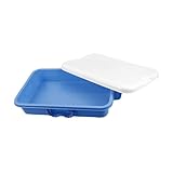 GLSTOY Handliches Sandspielzeug Aufbewahrungsbox mit Deckel Tragbares Sandkasten Tablett aus...