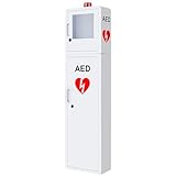 BAIXDM AED-Aufbewahrungsschrank, Standschrank Für Den Innenbereich Mit Polizeibeleuchtung Und...