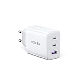 UGREEN USB C Ladegerät 65W 3-Port USB-C Netzteil PPS Schnellladegerät PD Charger 60W kompatibel...