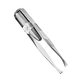 Yuecjian Pinzette Mit Licht | Make Up Led Licht Wimpern Augenbrauen Haarentfernungs Pinzette -...