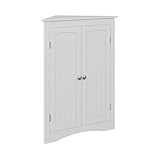 Vicco Eckschrank Bianco, Weiß, 56 x 80 cm mit 2 Türen