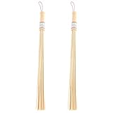 GLEAVI Bambus Klopfstock 2 Stück Rücken und Armklopfgerät aus Langlebigem Bambus Ergonomisch...