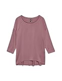 VERO MODA Damen Vmava 3/4 Top JRS Ga Noos, Nostalgia Rose, Small