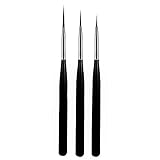 luoshaPUCY Nageldesign Pinsel, [3 Stücke] Nagel Art Liner Pinsel Professional Nailart Pinsel...