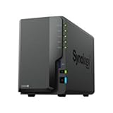 Synology DS224+ 2-Bay Diskstation NAS (Intel Celeron J4125 4-Core 2.0 GHz 2GB DDR4 RAM 2xRJ-45 1GbE...