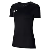 Nike Damen Park Vii T Shirt, Schwarz-weiss, S EU