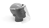 RENZ Gesichtsschutzschild - 1 x Kopfhalterungen und 1x Schutzschild – Zertifiziert – Hergestellt...