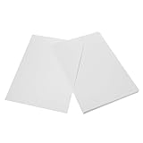 SEWACC Bastelpapier Farbechtes Pinnwandpapier Malpapier Weißes Zeichenpapier Für...