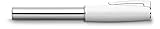 Faber-Castell 149272 - Füllfederhalter LOOM Piano, Feder: EF, Schaftfarbe: weiß / silber