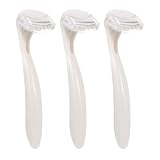 OSALADI 3 Stück Pack Tragbarer Manueller Damenrasierer Kompakter Gesichts und Körperhaartrimmer...