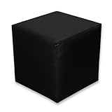 Best for Home Sitzhocker Sitzwürfel | Bodenkissen Hocker | Sitzwürfel Kunstleder | Fußhocker...