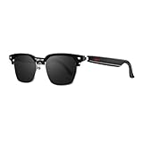 LIGUSTRUM Drahtlose Bluetooth 5.0-Brille mit Kopfhörern, Freisprechen, Musik, Foto, Schwarz, B,...