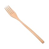 Holibanna Ergonomische Holz Gabel mit Langem Griff Multifunktional für Kochen und Servieren...