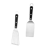 Ciieeo 2 Stück Pfannenwender Küchenhelfer Hitzebeständig Bpa Frei Vielseitig für Steak Pizza Bbq...
