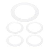 PATIKIL 3,8' ID 5,2' OD Kunststoff Blendring 5 Stück Deckenleuchte Goof Ringe Mattes Rundes...