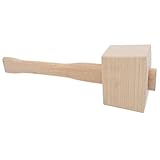 Ipetboom Beech Woodworking Mallet Ergonomischer Holzhammer für Langlebiges Handwerkzeug mit Glatter...