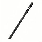 Irische Blechflöte in C/D-Taste, 6 Löcher, entworfen für Kontrolle und satten Musikton (Black D)