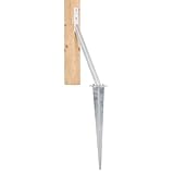 TRIBECCO® Sturmanker zum Einschlagen 1 Stück, 590 x 320 x 535 mm, Einschlag-Windanker mit...