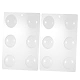 MUELODSIC Zuckerblumen Trocknen Form Kunststoff 2 Stück Mit 6 Mulden Für Fondant Blütenpaste...