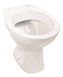 'aquaSu® Stand WC 589, Bodenstehende Toilette, Standard-Form, Mit gängigen WC-Sitzen kompatibel,...