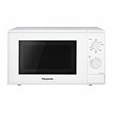 Panasonic NN-K10JWMEPG Kompakter Mikrowellenherd 20 L, 800 W, 2 Drehknöpfe, 1.000 W,...