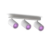 CALEX Smart LED Deckenstrahler, 3-flammig oval, schwenkbar, RGB-Farben & kalt- bis warmweiß Licht,...