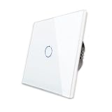 CNBINGO Wechselschalter unterputz - Touch Lichtschalter einfach - Wandschalter Weiß -...