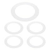 PATIKIL 6,3' ID 8,7' OD Plastik Blende 5 Stück Deckenleuchten Abdeckringe Matt Runder Lichtschirm...