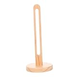 HEALEEP Holz Papierhandtuchhalter Freistehend aus Massivem Kiefernholz Platzsparend ohne Bohren...