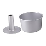 Hohopeti Runde Hohle Kuchenform aus Aluminiumlegierung Antihaftbeschichtet Verformungsfest Langlebig...