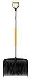 Fiskars Schneeräumer für große Schneemengen, X-series, Länge: 153,5 cm, Aluminium/Polymer,...