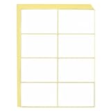 120 Stück 50x75mm Etiketten Selbstklebend zum Beschriften, Universal Aufkleber Etiketten...