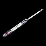 Aquarium Glas Hydrometer Korallen Salztester mit Thermometer Marine Salzwasser Fisch Tank Marikultur...