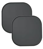 2-teiliges Set Wasserfeste Silikon Futtermatte für Hunde und Katzen, Quadratisches Futtertablett,...