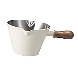 Espressomessbecher mit Doppelausguss Und Skala, Edelstahl, für Zuhause, Partys, Restaurants Und,...