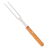 ZUNOXAZ Bbq Fleischgabel mit Dickem Holzgriff Grillgabel für Outdoor Grillen Vielseitiges...