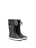 Aigle Unisex Kinder Giboulee 2 Gummistiefel, Schwarz Weiß, 34 EU