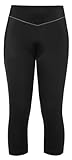 VAUDE Damen Women's Active 3/4 Pants Hose, Black Uni, 42 EU