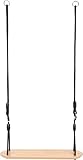 small foot Brettschaukel XL „Black Line“, extra breite Holzschaukel für Kinder und Erwachsene,...