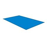 Quadratische Bodenplane, 200x300/250x340/250x450/300x500cm, Für Aufstellpools, Doppelblaues PE...